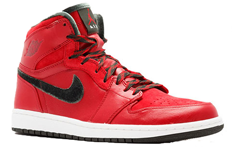 Мужские кроссовки Jordan Air Jordan 1 Retro Premier Gucci (красные) — фото 3