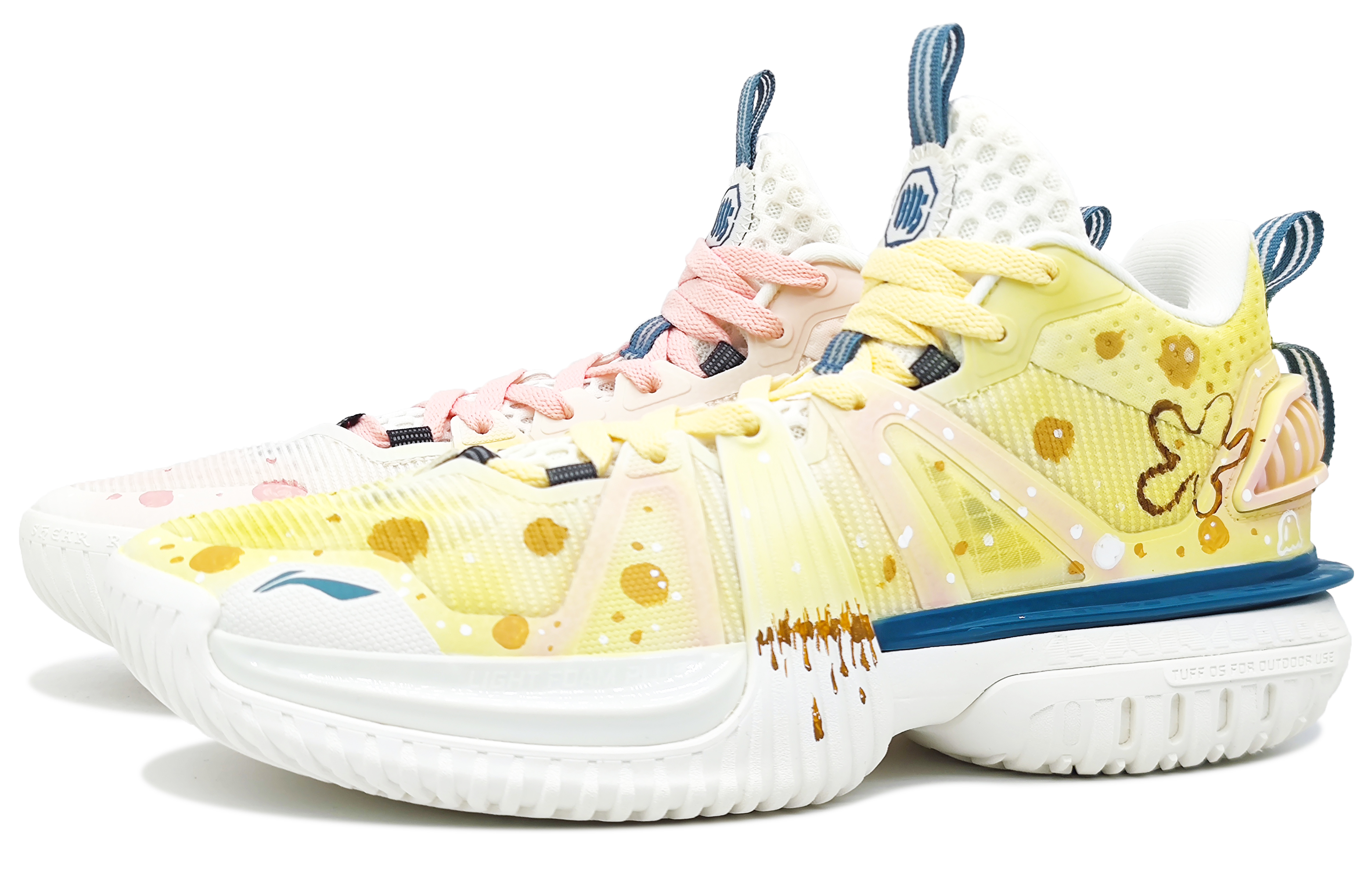 Li Ning Storm 2024 Slip Resistant Abrasion Resistant Slip Resistant Abrasion Resistant Low top Basketball Shoes Men’s