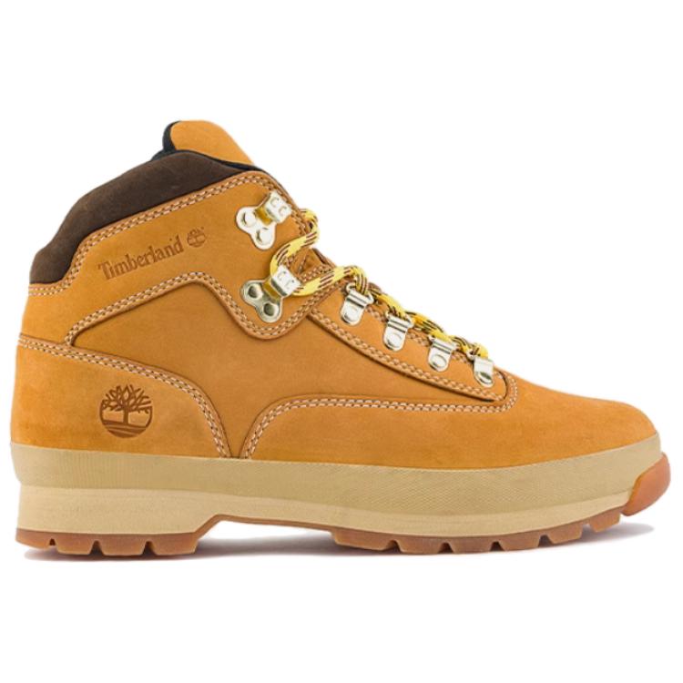 Timberland Slip Resistant Abrasion Resistant Mid top Mountaineering Shoes Men’s Yellow