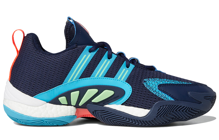 Мужские кроссовки adidas originals Crazy BYW 2.0 (сине-зелено-розовые) — Синий / зелёный / розовый — фото 2