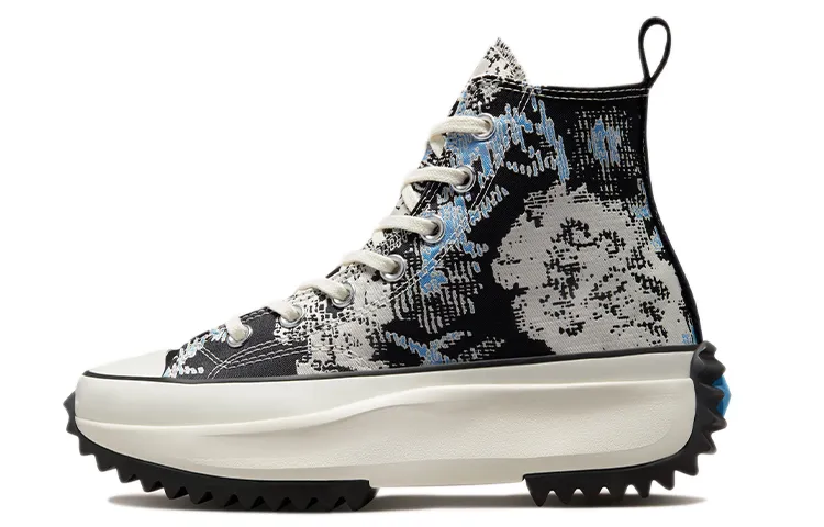 Run Star Converse Hike High 'Floral Fusion - University Blue'
