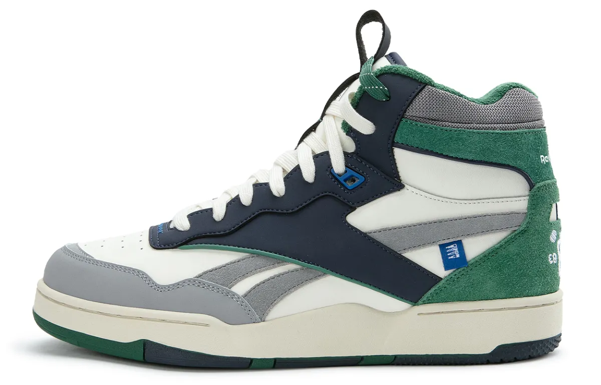 Nautica x Reebok BB 4000 II MID Fashionable And Versatile Comfortable Mid top Vintage Basketball Shoes Unisex