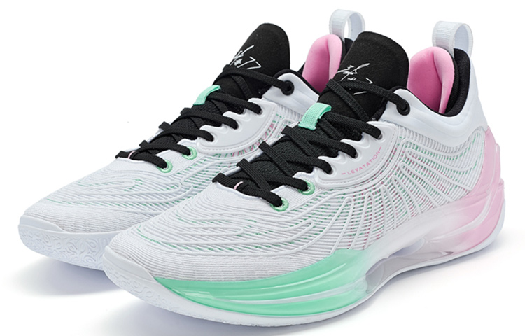 XTEP YUNYUN 8Pro Low top Basketball Shoes Men’s White Green