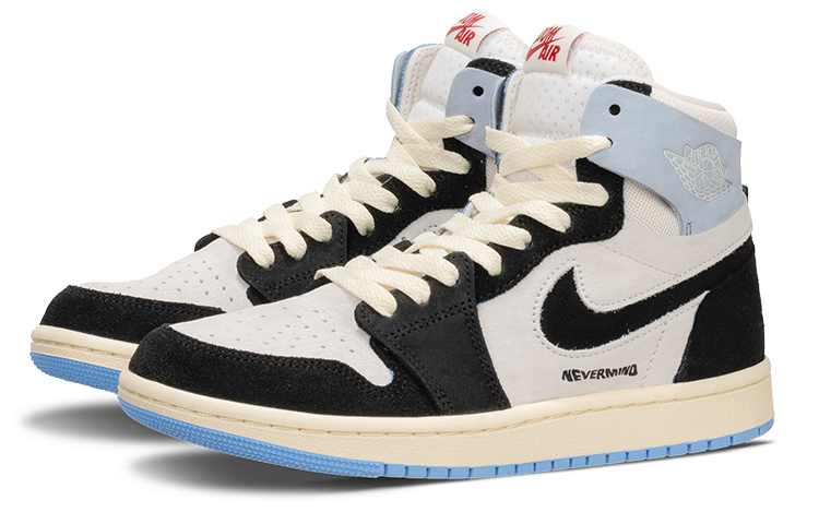 Jordan Air Jordan 1 Round Tables Knight High top Vintage Basketball Shoes Women’s Black White