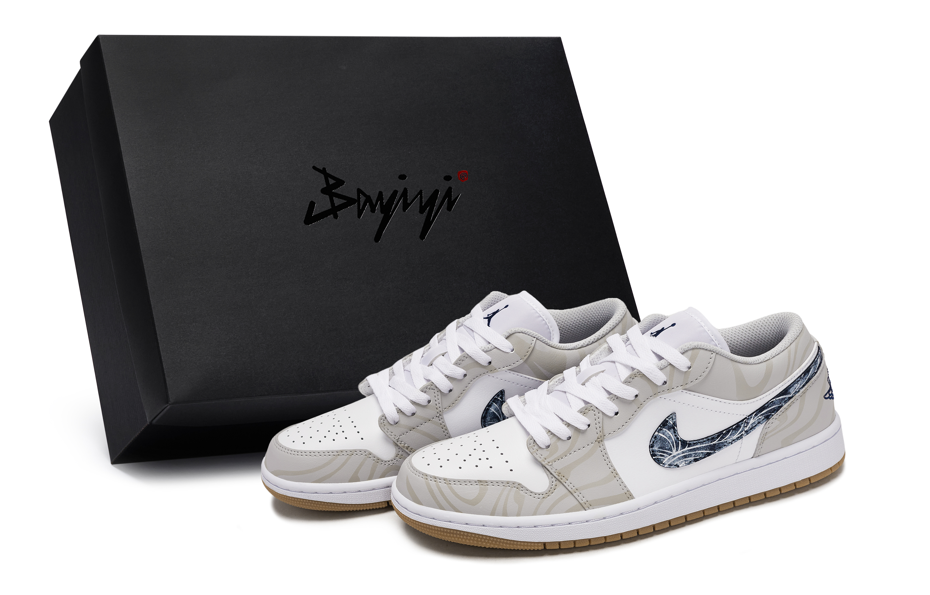 Jordan Air Jordan 1 811 Manufacturing, Coastal Line, Special Shoe Box Abrasion Resistant Abrasion Resistant Low top