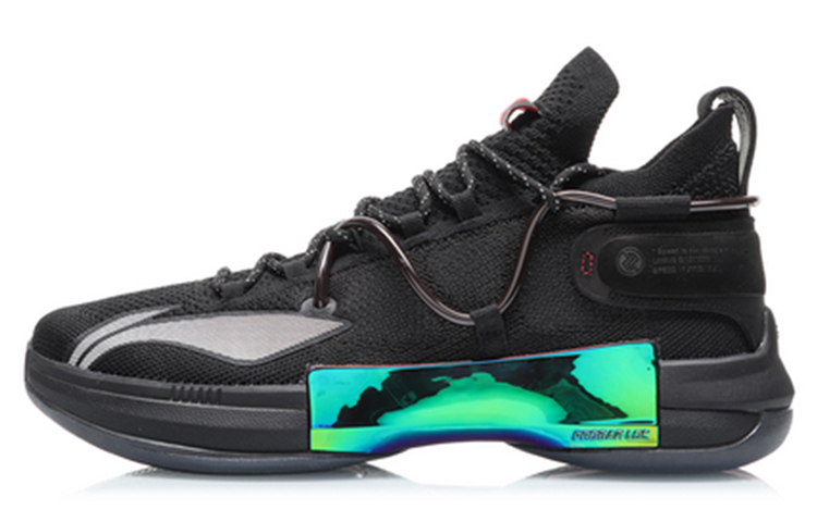 Li Ning Speed 6 Premium Basketball Shoes Men’s Mid Top Black