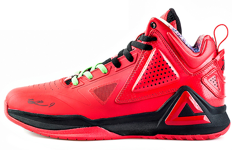 PEAK Tony Parker 1 Synthetic Leather Cushioning Slip Resistant Breathable Abrasion Resistant High top