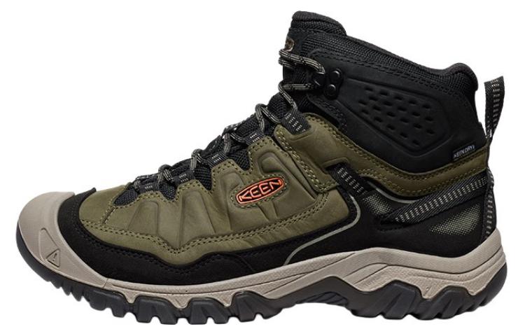 KEEN Targhee IV Round Tip High top Mountaineering Shoes Men’s Green