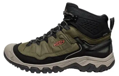 KEEN Targhee IV Round Tip High top Mountaineering Shoes Men's Green