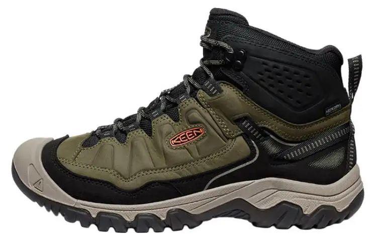 KEEN Targhee IV Round Tip High top Mountaineering Shoes Men's Green