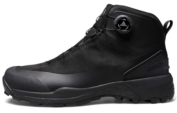 HUMTTO Mid top Mountaineering Shoes Men's Black
