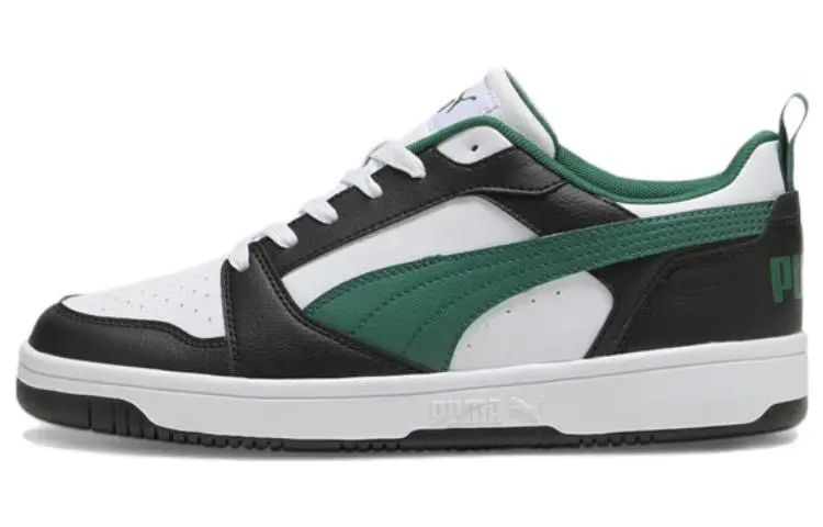 PUMA Rebound V6 Low 'White Black Green'