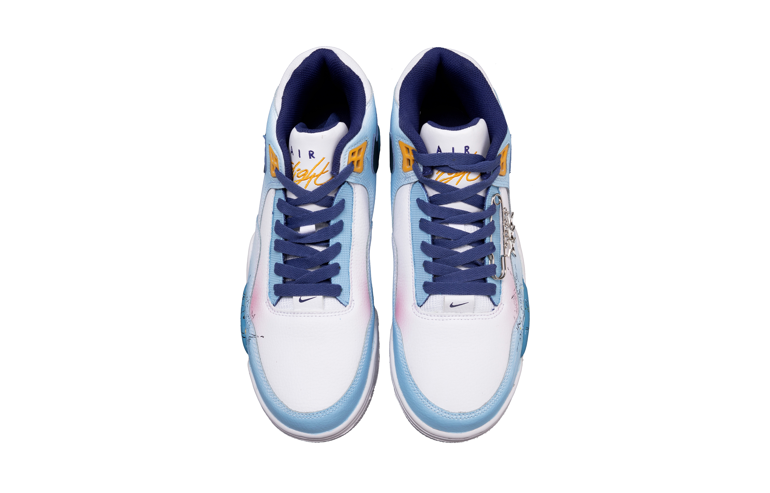 Nike Flight Legacy Shadow Of The Shooting Star Cushioning Coverage Support Mid top Vintage Basketball Shoes Men’s