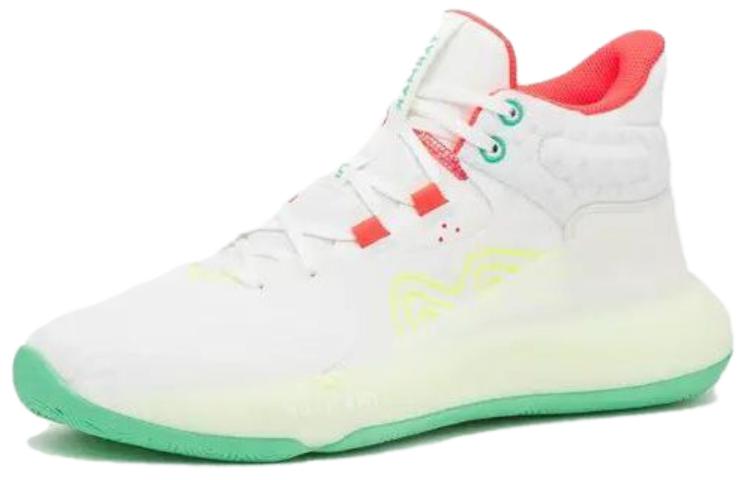 DECATHLON SE 500 High Slip Resistant Abrasion Resistant Mid top Basketball Shoes Men’s White Green