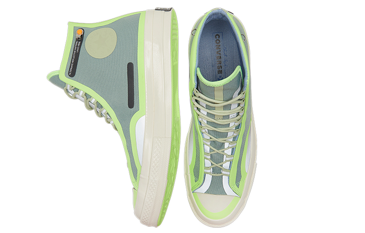 Кеды Converse Chuck Taylor All Star 1970s Seam Tape (серо-зеленые) — фото 4