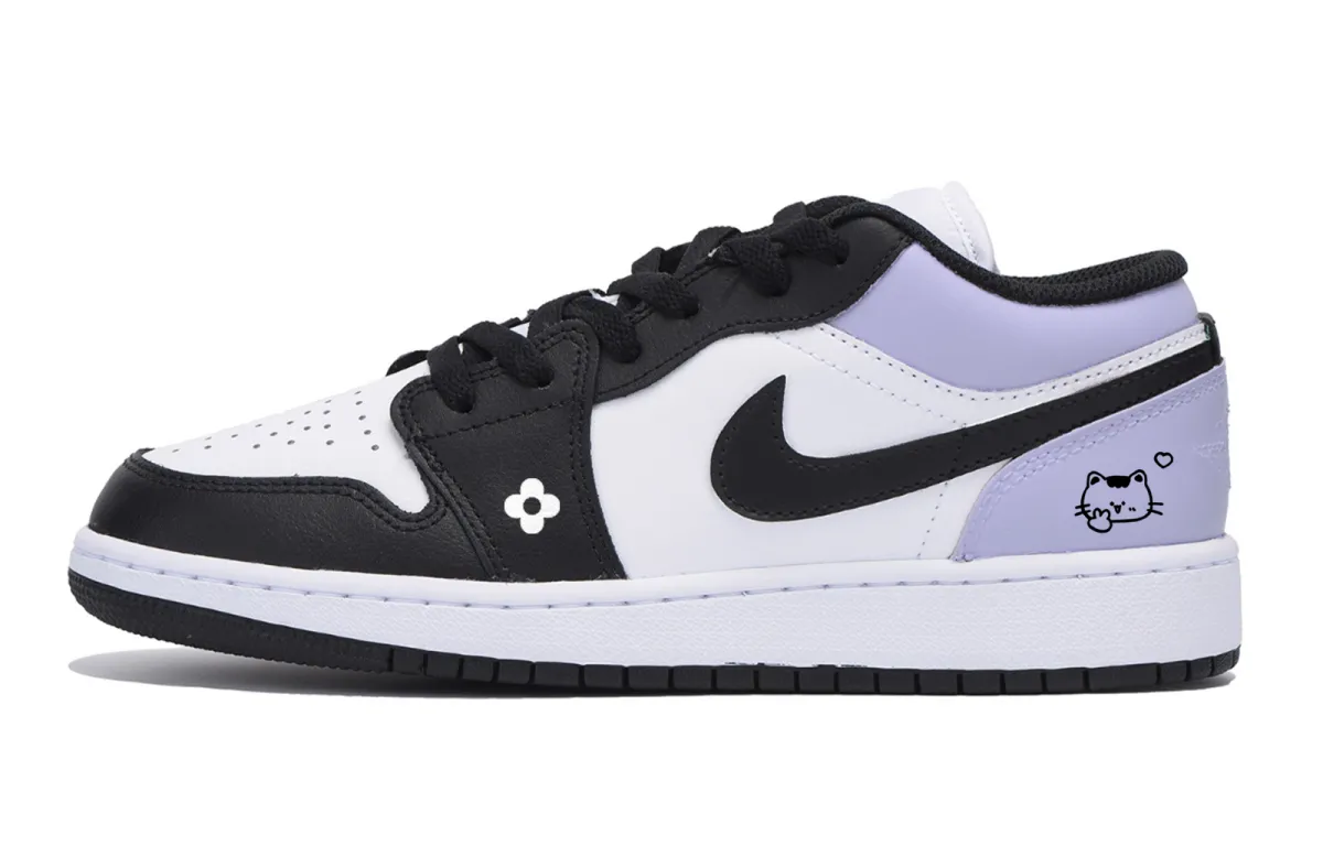 Jordan Air Jordan 1 Low top Vintage Basketball Shoes Men's White