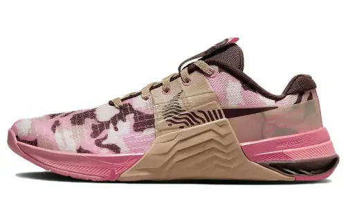 Nike Metcon 8 AMP shock-absorbing anti-slip low-top training shoes women's pink brown