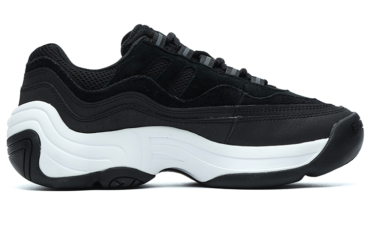 FILA FUSION HERITAGE BASKETBALL Handle Low top Vintage Basketball Shoes Women’s Black White