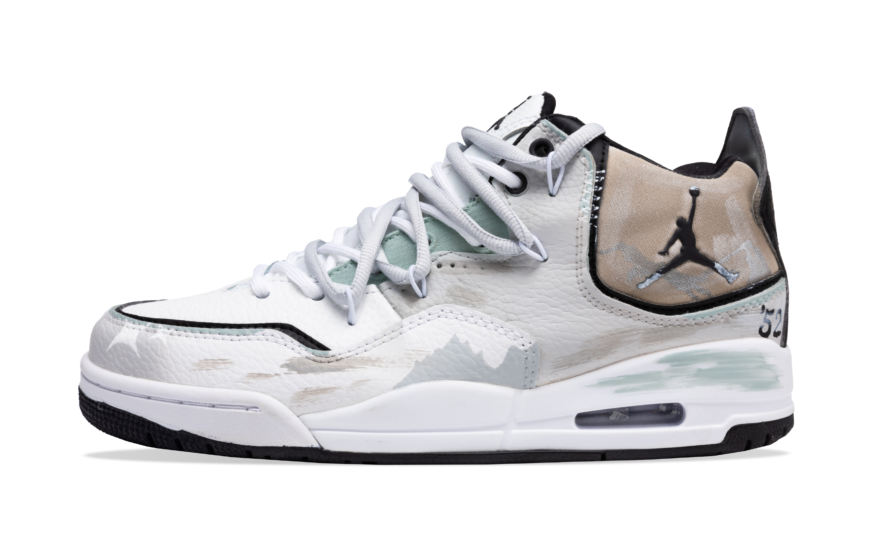 Jordan Courtside 23 Slip Resistant Abrasion Resistant Low top Vintage Basketball Shoes Men’s Gray