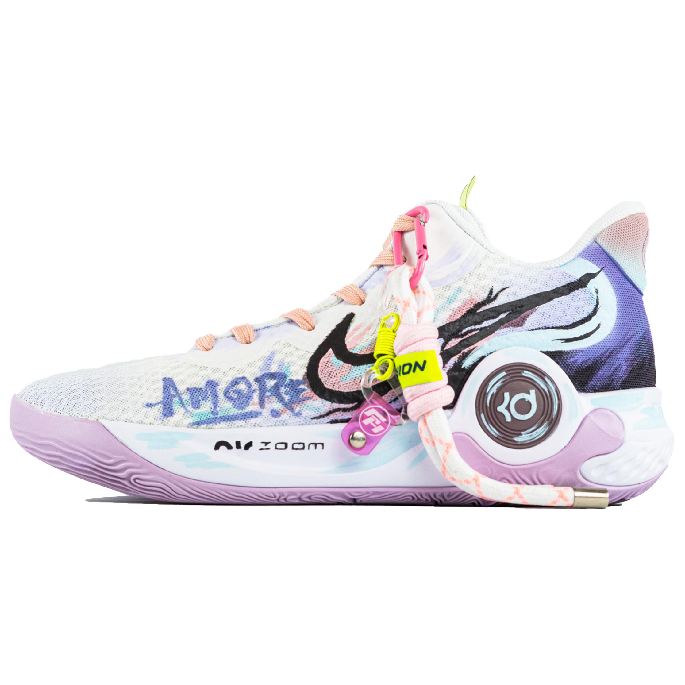 Nike KD Trey 5 IX Slip Resistant Mid top Vintage Basketball Shoes Men’s Purple