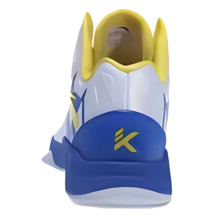 Anta Thompson KT Basketball Slip Resistant Abrasion Resistant High top Basketball Shoes Men’s White Blue Yellow