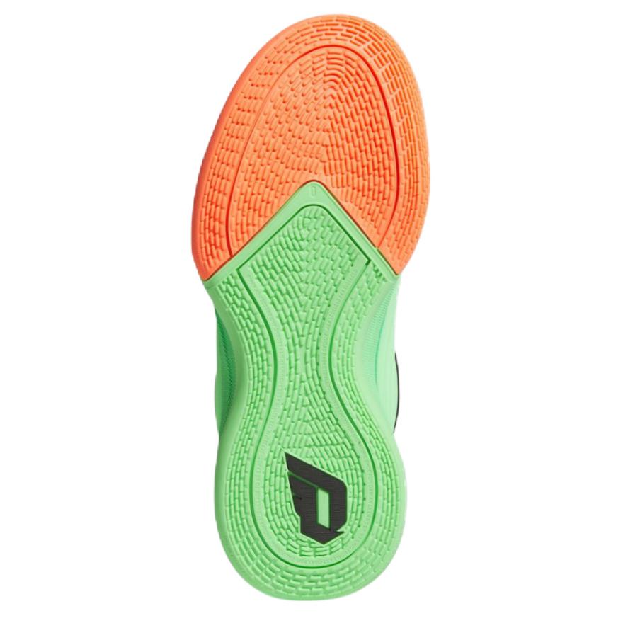 Кроссовки adidas Dame 10 (зелено-черные) — фото 6