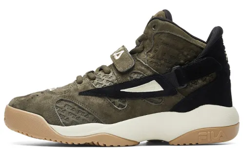 FILA Barricade Mid Tops Green Black