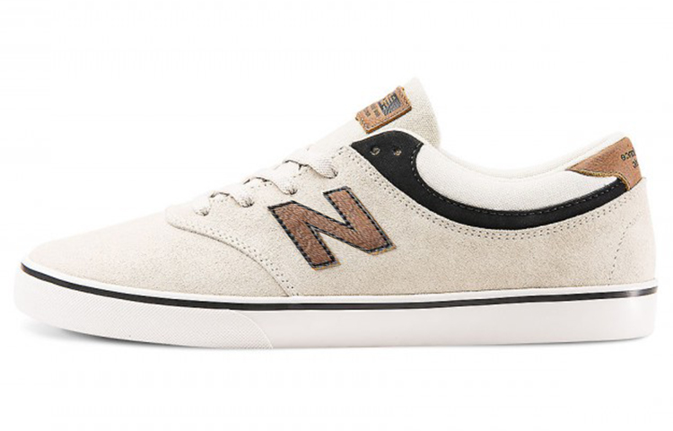 New Balance NB Quincy 254 Skateboard Shoes Men's Low Top Stone White/Tan