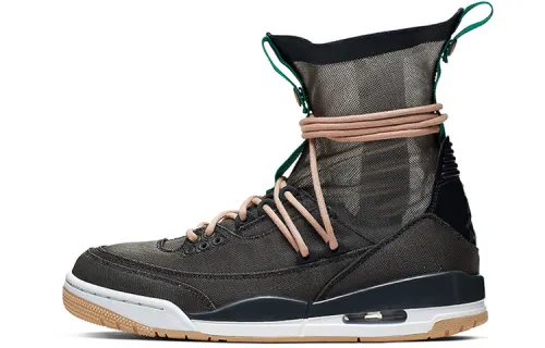 Jordan Air Jordan 3 Retro Explorer Lite XX Fabric Mesh Comfortable and versatile High Top Retro Basketball Shoes Women's Gray