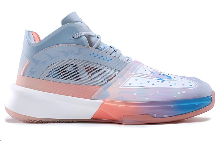 PEAK Surfing The Big Triangle 1.0 Taichi Mid top Basketball Shoes Men’s Ceramic Blue