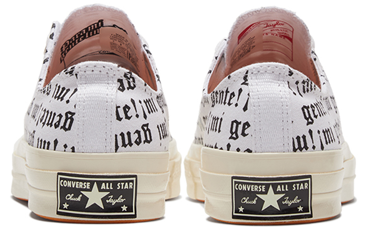 Кеды Converse Chuck Taylor All Star 1970s (белый с черным и оранжевым) — Белый / чёрный / оранжевый — фото 5