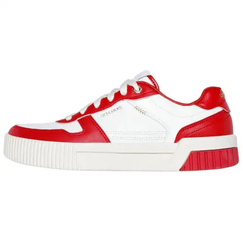 Skechers Low top Skateboard Shoes Women's White Red