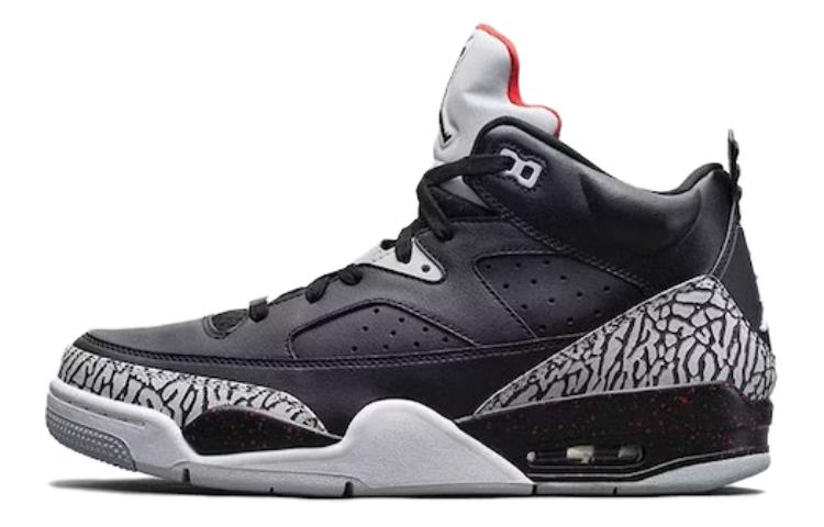 Jordan Son of Mars Low Black Cement low-top retro basketball shoes men's black