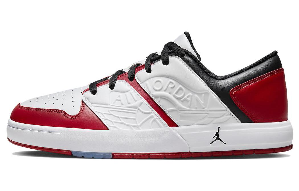 Мужские кроссовки Jordan Nu Retro 1 Low (красно-белые)