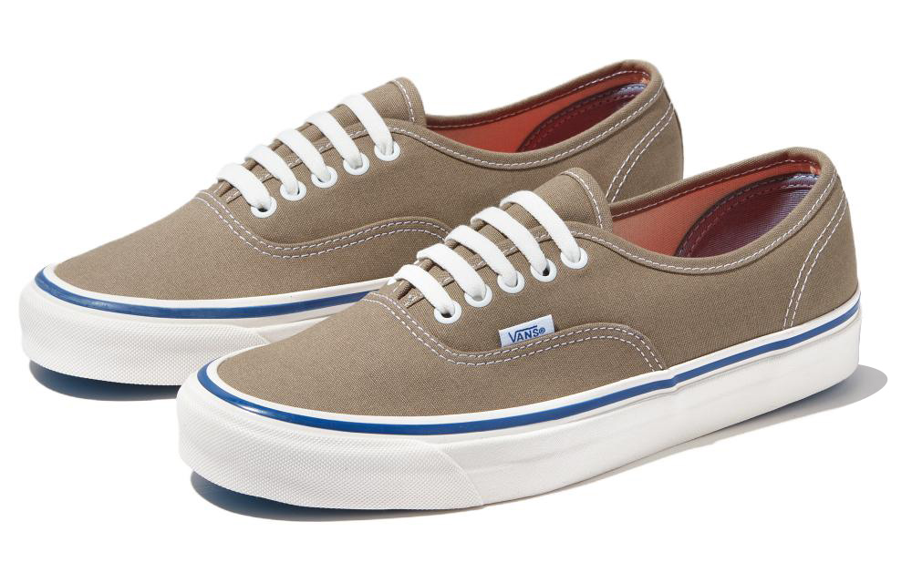 Кеды Vans Authentic 44 DX Anaheim Deck DX (коричнево-белые) — фото 2