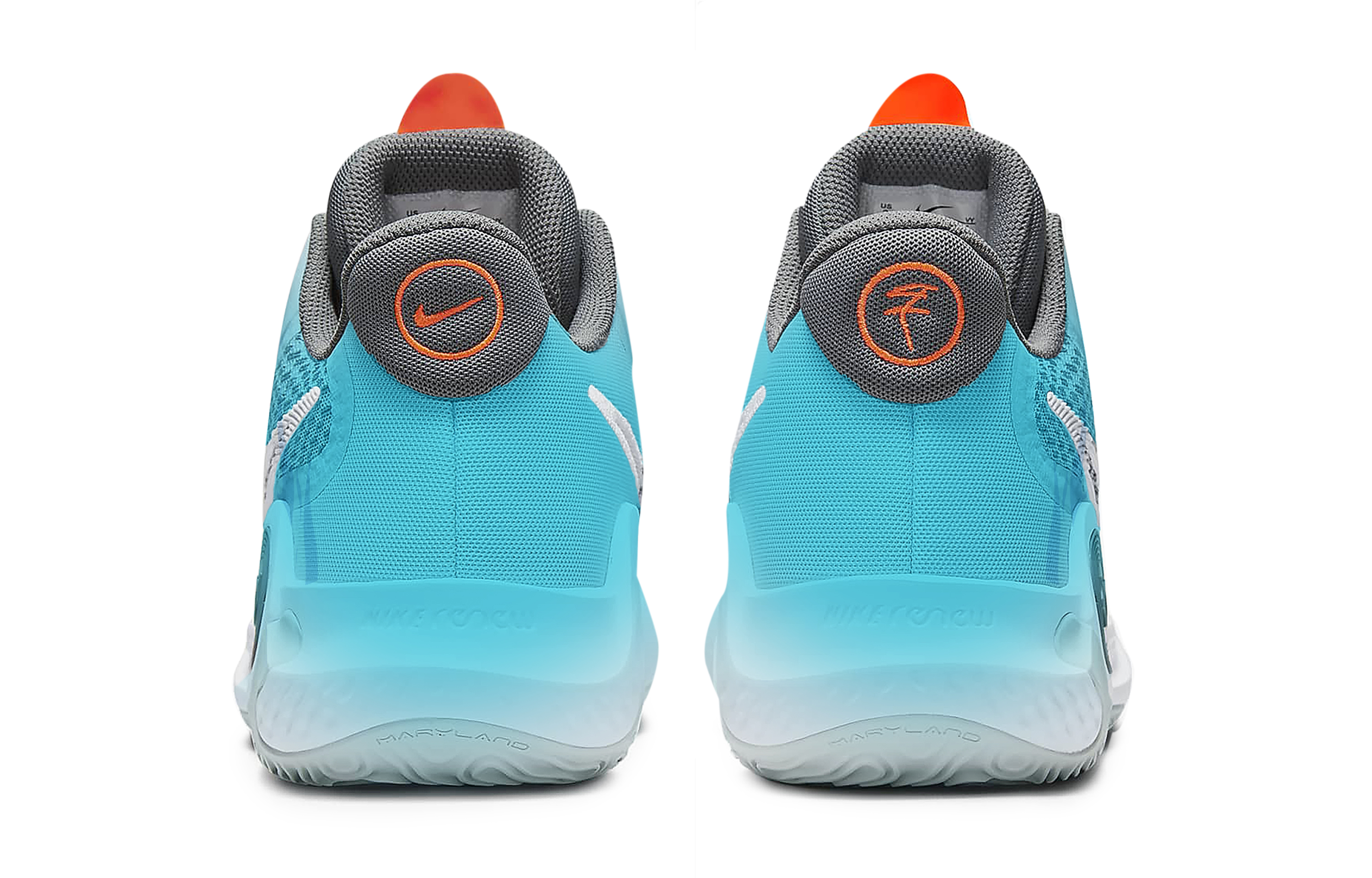 Nike KD Trey 5 IX Cushioning Slip Resistant Abrasion Resistant Impact Resistant Mid top Basketball Shoes Unisex Cyan
