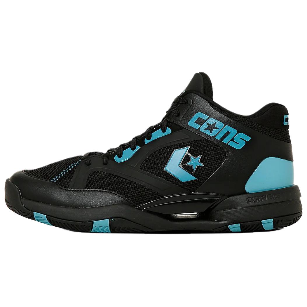 Converse CONS ACCELERATOR Mid top Basketball Shoes Unisex Black Blue