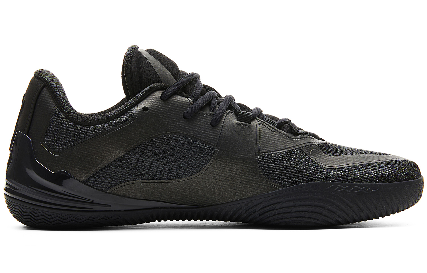 PEAK Tàijí Wúshuang, Black Warrior, Box Included Cushioning Slip Resistant Rebound Low top Basketball Shoes Men's