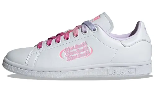 Adidas Originals StanSmith Breathable Low top Skateboard Shoes Women's White Pink Purple