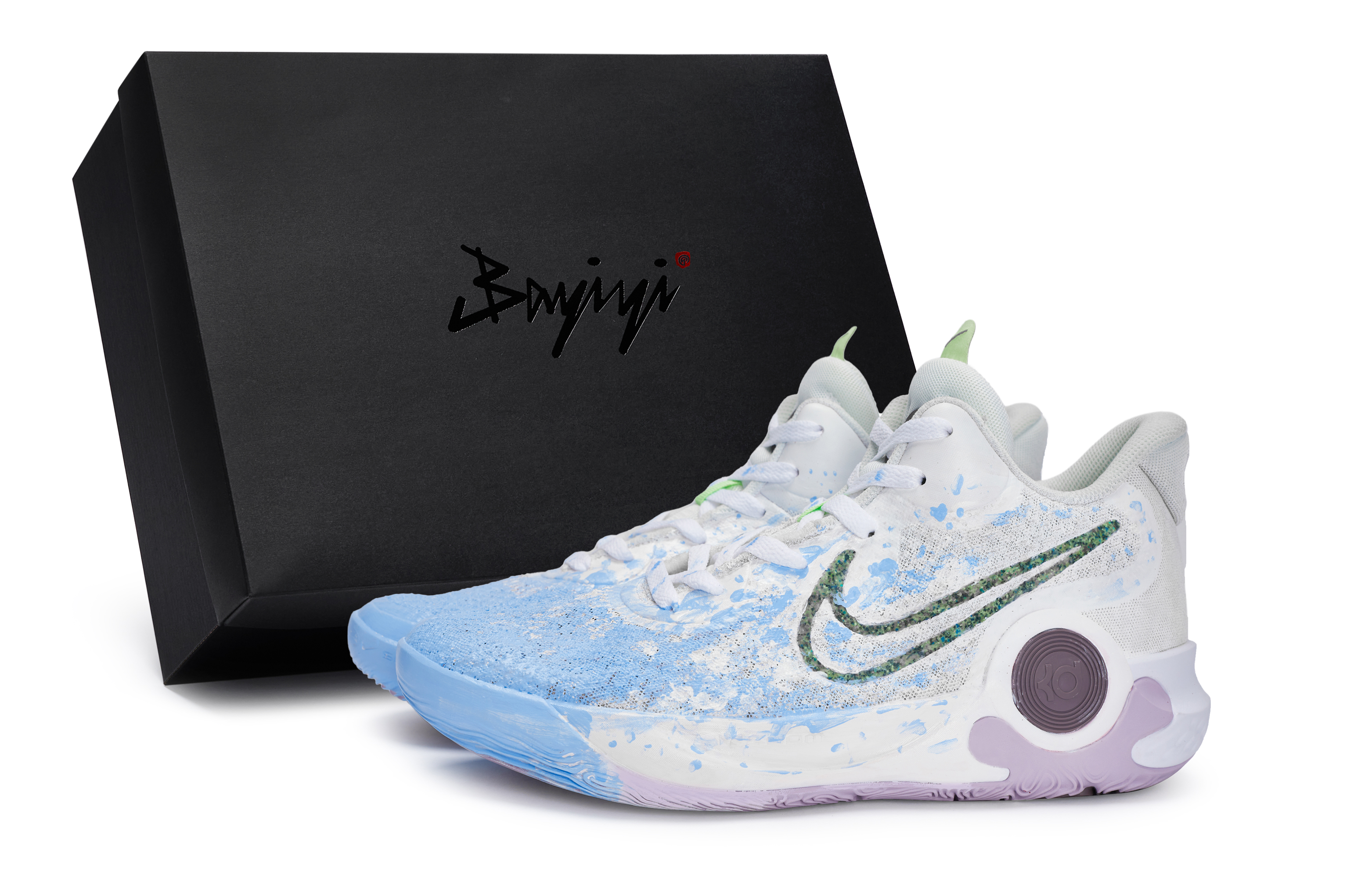 Nike KD Trey 5 IX Vintage Basketball Shoes Unisex Mid Top Blue