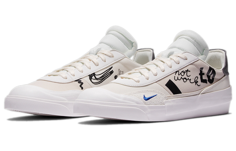 Кеды Nike Drop-Type QS (бело-черные) — фото 3