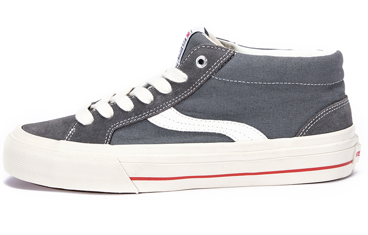 Vision Street Wear x ODDCIRKUS Astley Pro Mid top Skateboard Shoes Unisex Gray
