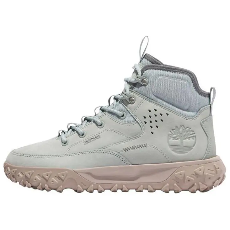 Timberland Greenstride Motion Slip Resistant Abrasion Resistant Mid top Hiking Shoes Men's Gray