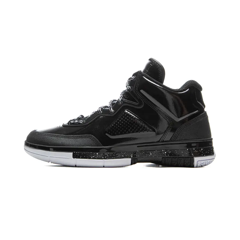 Li Ning WOW 1 Basketball Shoes Men's High Top Black