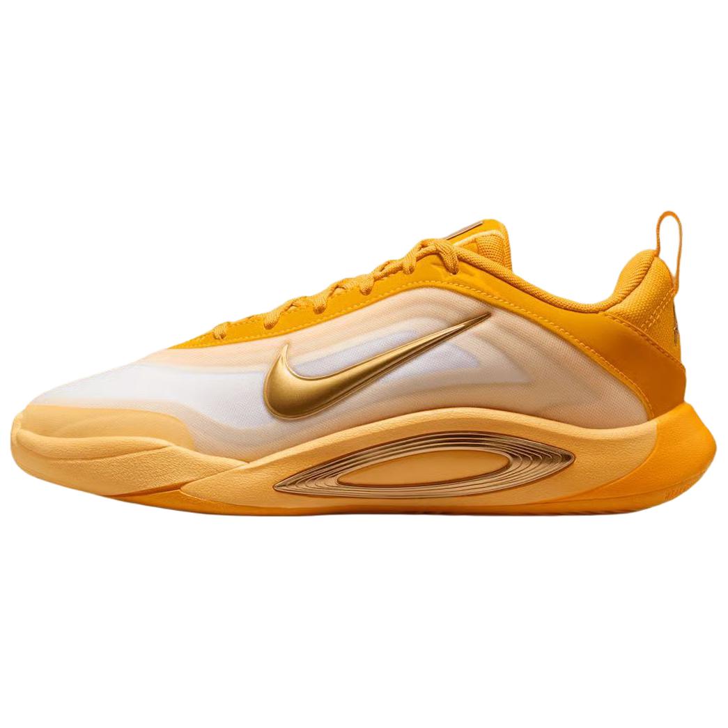Nike A’One Abrasion Resistant Abrasion Resistant Low top Basketball Shoes Women’s Metal Gold