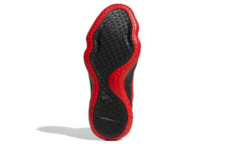 Мужские кроссовки adidas D lillard 7 Dame 7 GCA "CNY" (красно-черно-желтые) — Красный / чёрный / жёлтый — фото 6