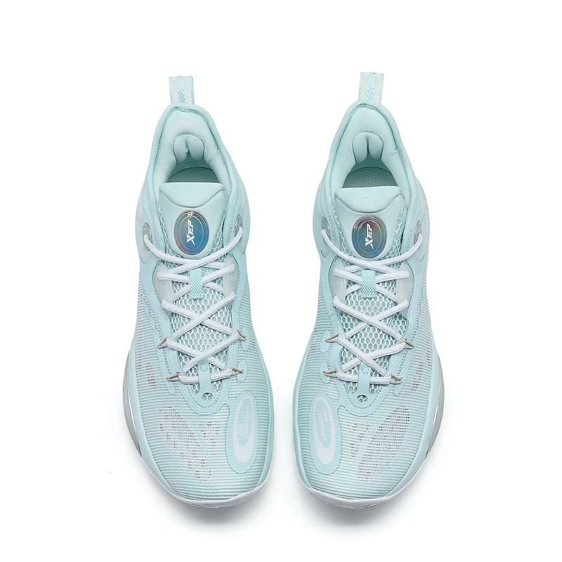 XTEP J Storm 2 Abrasion Resistant Mid top Basketball Shoes Men’s Blue