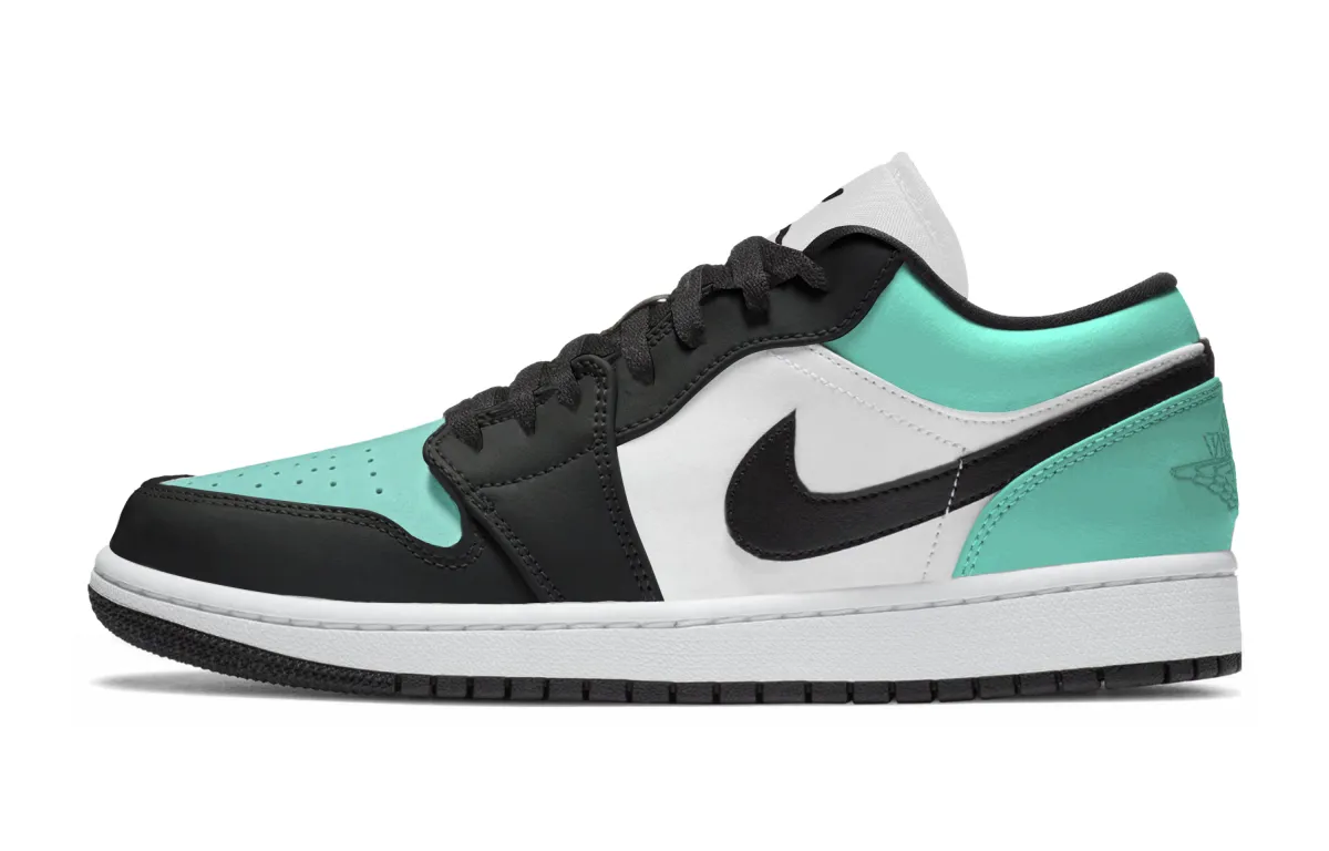 Jordan Air Jordan 1 Abrasion Resistant Low top Vintage Basketball Shoes Unisex Blue