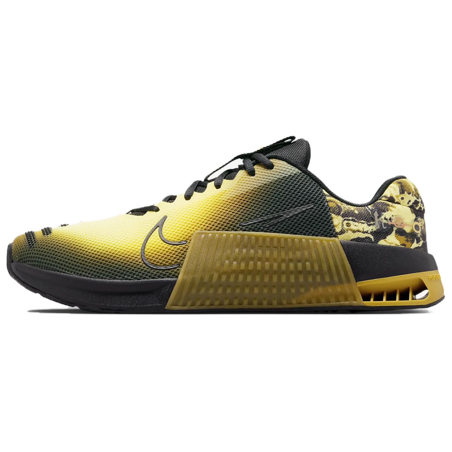 Nike Metcon 9 Comfortable Sports Low Top Training Shoes Men's Gold