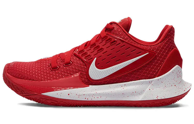 Nike Kyrie Low 2 TB Cushioning Slip Resistant Abrasion Resistant Low top Performance Basketball Shoes Unisex Red